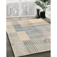 thumbnail image 2 of Ahgly Company Indoor Rectangle Abstract Desert Sand Beige Checkered Area Rugs, 3' x 5', 2 of 6