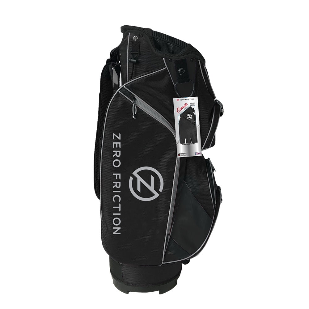 Zero Friction Black Golf Club Cart Bag