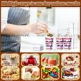 thumbnail image 5 of 300 Pcs Dessert Cups with Lids and Spoons, 3 oz Mini Clear Plastic Dessert Parfait Cup, Reusable Fruit Ice Cream Cake Pudding Cups, 5 of 8