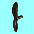 thumbnail image 2 of Vintage Kitchen Cabinet Knob Antique Brass Knife Shape Cupboard Door Pull Handle| Renovators Supply, 2 of 5
