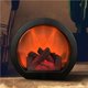 thumbnail image 2 of Kearding Lámpara de chimenea de moda exquisita y encantadora con luz LED táctil, lámpara de llama sensible portátil ligera y táctil redonda Decoración del hogar, 2 of 6