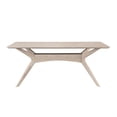 thumbnail image 4 of Pemberly Row Modern 71" Rectangular Dining Table in Light Oak, 4 of 5