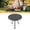 Matte Black, variant on YAHHU Folding Camping Round Table Aluminum Alloy Liftable Portable Picnic Table for Outdoor RV Backpacking Self Driving Equipment Supplies Matte Black Color