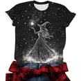 thumbnail image 5 of XUNKUSGA Womens Halloween Printed T Shirts Casual Loose Crewneck Short Sleeve Tops for Women Trendy Halloween Graphic Tee for Women L, 5 of 6