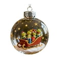 thumbnail image 1 of Adorno navideño de rana, colgante acrílico plano en 2D, decoración para árboles con motivos de la fauna silvestre, decoración festiva para habitaciones, regalos significativos para niños, 1 of 7
