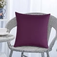 thumbnail image 7 of Beautynvta Outdoor Waterproof Pillow Cover, Solid Color Square Pillowcase, Garden Farmhouse Cushion Case for Spring Summer Patio Balcony Couch Sofa Decor, 20x20 Inch, 7 of 7