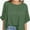 Green, variant on Oversized T Shirts for Women Short Sleeve Loose Fit Crewneck Summer Tops Casual Basic Rolled Sleeves Tee Shirt