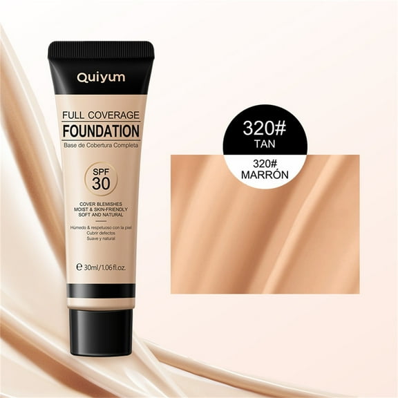 Liquid Concealer, Cream Concealer, Natural Matte Cream Concealer Stick with Soft Sponge Applicator, Lightweight Moisturizing Coverage for Skin, Long-Lasting Blendable Makeup