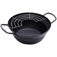 thumbnail image 1 of Frying Pot Tempura Fryer Pan Deep Fryers with Oil Drain Rack Fried Chicken Cooking Tools(B1 20CM), 1 of 7