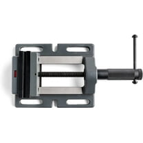 EXXO | 4-34 Inch Drill Press Vise | Heavy Duty Cast Iron | Workpiece Clamp, 5523