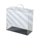 thumbnail image 2 of Caja de flores de acrílico transparente con asa, bolsa de regalo ligera para bodas y fiestas. 35x17x30cm, 2 of 9