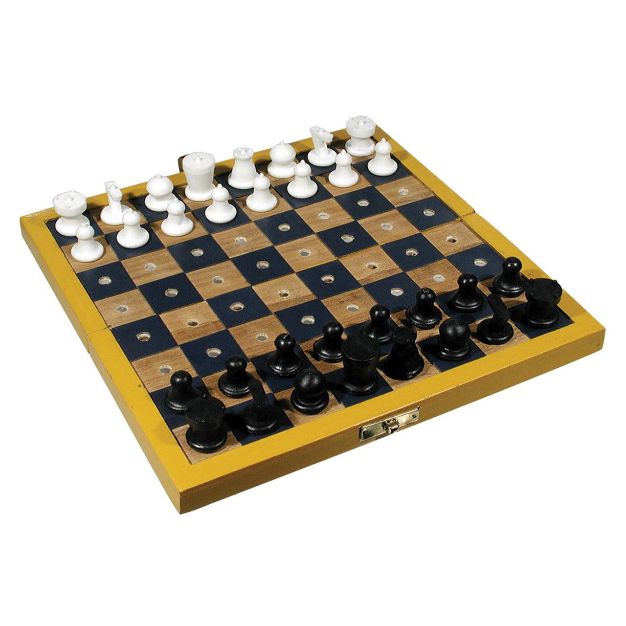 Medieval Wooden Chess Set Tournament Chess With Vinyl Chessboard Board Game 8x8