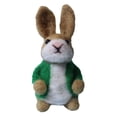 thumbnail image 1 of Wool Felt Rabbit With Balloons Easter Decorations Hanging Bunny, 1 of 8
