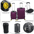 thumbnail image 3 of Set 2 Maletas De Viaje Grande Jony 25 Kgs Y 10kg Carry On Con Candado Y Ruedas 360, 3 of 5