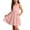 Pink, variant on Girls Summer Dress, with Pockets Ruffles Tiered Sleeveless Kids Cute Flowy Sundress Pink Size 7