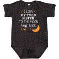 thumbnail image 3 of Inktastic I Love My Twin Sister to the Moon and Back Boys or Girls Baby Bodysuit, 3 of 5