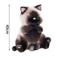 thumbnail image 2 of hengtong Stuffed Animal Kitten Siamese Cats for Home Decoration 40cm, 2 of 6