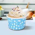 thumbnail image 2 of 100 moldes para hornear pasteles, cupcakes y muffins para fiestas, bodas, cumpleaños y Navidad, color azul., 2 of 5