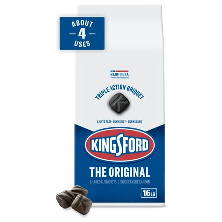 Kingsford Original Charcoal Briquettes for Grilling, 16 lbs