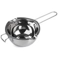 thumbnail image 1 of Olla de acero inoxidable para baño maría para derretir chocolate, dulces y hacer velas (acero 18/8, capacidad para 2 tazas, 480 ml), 1 of 5