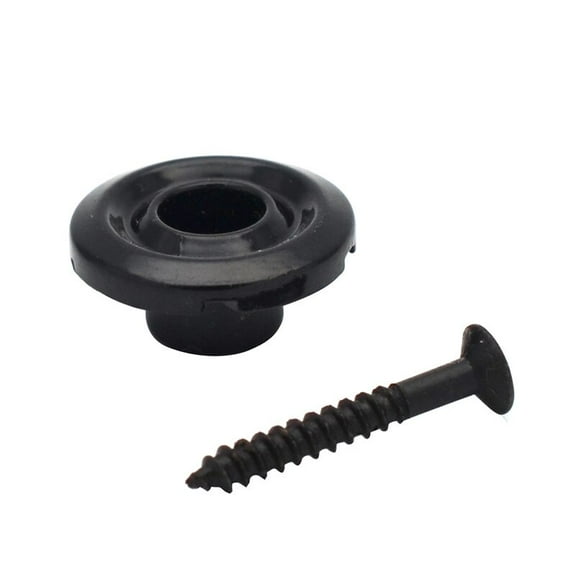 4set Round Electric Bass Guitar String Retainers Tree Black Chrome for choose