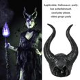 thumbnail image 2 of Wdftyju Máscara de cosplay con forma de cuerno de buey negro, tocado, mascarada de Halloween, accesorios de fiesta, regalo Wdftyju 3rx3tg7ke4dy8vd8, 2 of 9