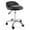 Black, variant on Saloniture Rolling Hydraulic Salon Stool with Low Backrest - Adjustable Swivel Chair for Spa, Shop, Salon, Massage, or Medical Office, Black