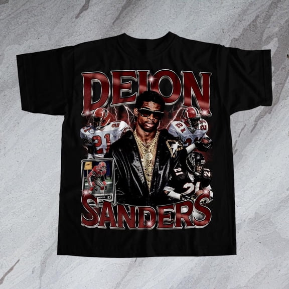 Deion Sanders T-Shirt Gift for Fan Football Tee