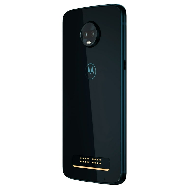 motorola Androidスマートフォン moto z3 play Motorola Moto Z3 Play 64GB Unlocked Smartphone Deep Indigo