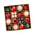 thumbnail image 1 of Bolas de Navidad Adornos Decorativos Adornos Resistentes Ligeros Novedad Diámetro 32 piezas, 1 of 9