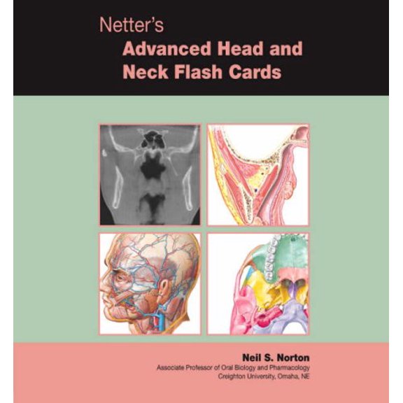 Pre-Owned Netter's Advanced Head & Neck Flash Cards (Netter Basic Science), 9781416046318, 1416046313, Paperback,