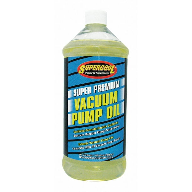 Supercool Vacuum Pump Oil 32 Oz Container Size Clear V32 Walmart Com Walmart Com