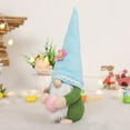 thumbnail image 3 of Easter Gnomes With Egg Decorations, 1PC Plush Easter Bunny Handmade Swedish Tomte Elf Stuffed Doll Rabbit Gifts Cute Easter Faceless Dwarf Bunny Household Ornaments Home Decor, 3 of 9