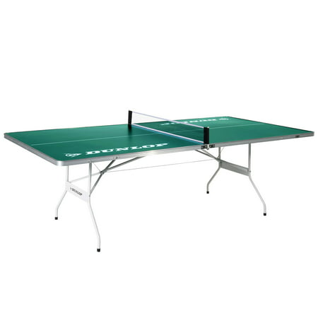 DUNLOP EZ-Fold Indoor-Outdoor Table Tennis Table, 100% Pre-assembled, 96-inch (Best Table Tennis Tables Uk)