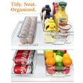 thumbnail image 2 of Sorbus Storage Bins: 4-Piece Fridge Organizers - Egg Organizer, Can Dispenser, 2 Drawers - Ideal for Kitchen, Fridge, Freezer, Pantry, 2 of 7