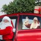 thumbnail image 4 of XWSHYW Decoraciones Navideñas Adornos Navideños Papá Noel Adhesivos de Pvc Semitransparentes para Ventanas Decoración Navideña para Coches Autoadhesivos, 4 of 5