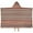 Boho Red Striped, variant on Brown Boho Geometric Triangles and Rhombuses Pattern Hooded Bath Towel,50"x30" for Ages 3 To 12 Kids, Quick Dry Lightweight Soft Microfiber Hood Beach Towel Cover Up for Kids
