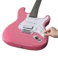 thumbnail image 6 of H-S-S Pickup Electric Guitar Kit with 5W AMP Bag Guitar Strap Strings Rose Red, 6 of 11