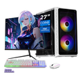 thumbnail image 1 of Computadora Escritorio Completa Xtreme PC Gaming Intel Core i9 12900 16GB SSD 1TB Monitor 27 75Hz WIFI White juegos casuales, trabajo y estudio, 1 of 6