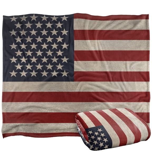 Old American Flag Officially Licensed Silky Touch Super Soft Throw Blanket 50' x 60'