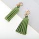 thumbnail image 5 of Accesorios de zapatos de moda, 1 par de encantos para agujetas, borlas, color verde, 5 of 5