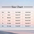thumbnail image 3 of Amidoa Bras for Older Women Push-up Seamless Black Back-Smoothing Solid Bra Brasiers Women XL, 3 of 5