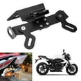 thumbnail image 3 of Short License Plate Bracket W/LED Light   Fit for  XJ6N XJ6 Diversion, 3 of 8