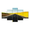 thumbnail image 4 of TISHIRON 5PCS Framed Canvas Wall Art Set,60"x32" Road Through Wheat Fields Canvas Art Decor, 4 of 7