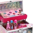 Barbie Townley Girl Train Case Cosmetic Makeup Set for Girls, Ages 3
