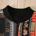 thumbnail image 4 of EnJoCho Toddler Boys Jacket Toddler Kids Girl Boy Autumn Dashiki African Windproof Coat Warm Outwear Jacket Trendy Outfits for Kids 12-18 Months, 4 of 9