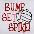 thumbnail image 3 of CafePress - Bump, Set, Spike T Shirt - Women's Classic T-Shirt, 3 of 4