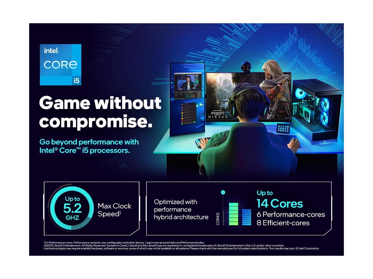 CPU Intel Core i5-14400F LGA1700 Amazon.com: Intel Core i5-14400F Desktop Processor 10 cores