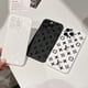 thumbnail image 2 of Funda Blanca Negra Para Teléfono iPhone 14ProMax 11 12 13 Pro Max 7 8 Plus X XR XS Protectora Completa Carta De Lujo V Nuevo Patrón Gao Jiahui unisex, 2 of 2