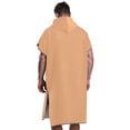 thumbnail image 6 of Hooded Beach Towel Adult Bath Poncho Towels Soft Absorbent Quick Dry for Surf Swim Pool Men Women Teens Light Orange, 6 of 7